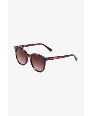 Hawkers okulary przeciwsłoneczne damskie kolor brązowy