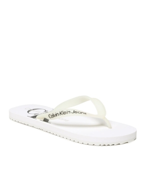 Calvin Klein Jeans Japonki Beach Sandal Monogram Tpu YM0YM00838 Biały