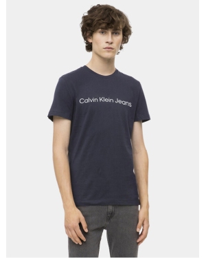 Calvin Klein Jeans T-Shirt J30J322552 Granatowy Slim Fit