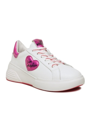 LOVE MOSCHINO Sneakersy JA15125G1HIA510B Biały