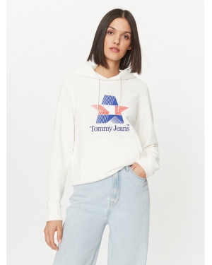 Tommy Jeans Bluza Star DW0DW17690 Biały Regular Fit
