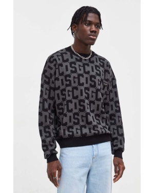 GCDS sweter wełniany męski kolor czarny
