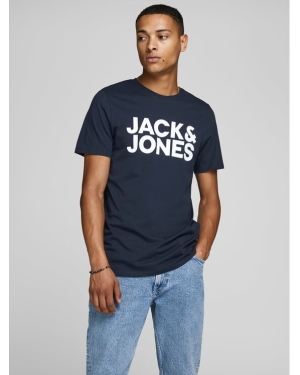 Jack&Jones T-Shirt Corp 12151955 Granatowy Slim Fit