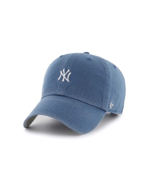 59brand czapka z daszkiem bawełniana MLB New York Yankees kolor niebieski z aplikacją B-BSRNR17GWS-TB