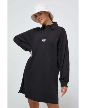 Reebok Classic sukienka bawełniana kolor czarny mini oversize