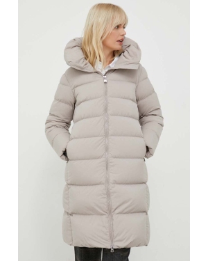 Hetrego kurtka puchowa damska kolor beżowy zimowa