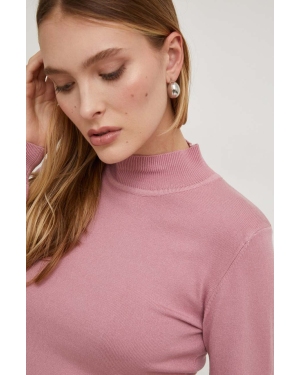 Answear Lab sweter z kaszmirem kolor różowy lekki