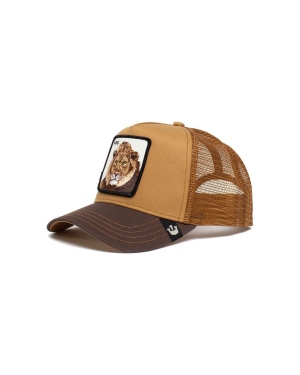 Goorin Bros czapka kolor brązowy z aplikacją