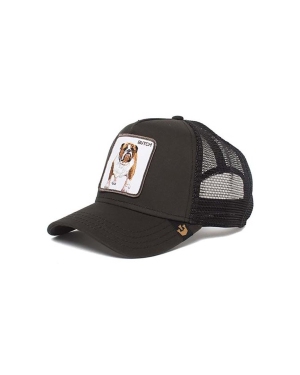 Goorin Bros czapka z daszkiem kolor czarny z aplikacją