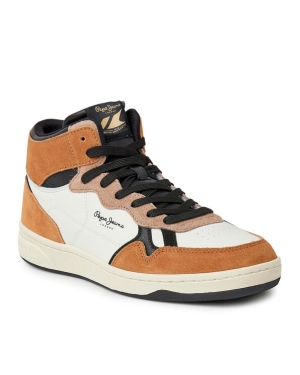 Pepe Jeans Sneakersy PMS30999 Brązowy