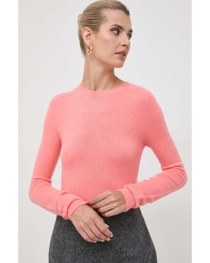 MAX&Co. sweter wełniany x Anna Dello Russo damski kolor pomarańczowy lekki