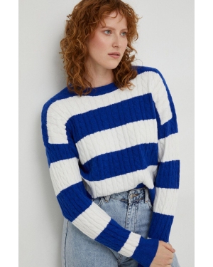 Answear Lab sweter damski kolor niebieski lekki