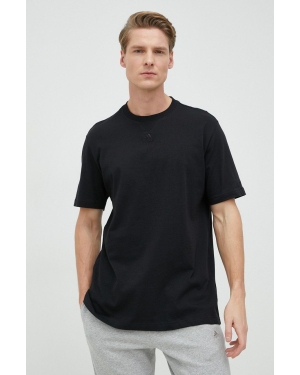 adidas t-shirt bawełniany kolor czarny gładki IC9793