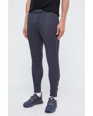 adidas spodnie dresowe kolor szary gładkie