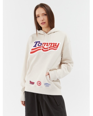 Tommy Jeans Bluza DW0DW17689 Beżowy Relaxed Fit