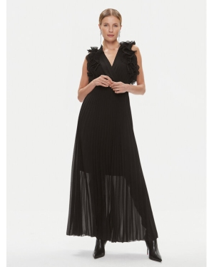 ViCOLO Sukienka wieczorowa TR0635 Czarny Regular Fit