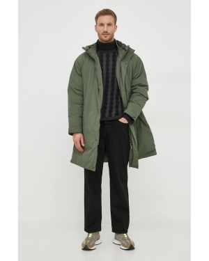 Calvin Klein kurtka puchowa męska kolor zielony zimowa