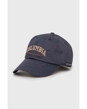 Columbia czapka z daszkiem ROC II kolor niebieski z aplikacją 1766611