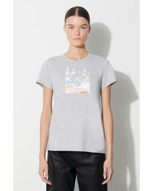 Columbia t-shirt sportowy Sun Trek kolor szary 1931753