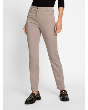 Olsen Spodnie materiałowe Mona 14000620 Beżowy Slim Fit