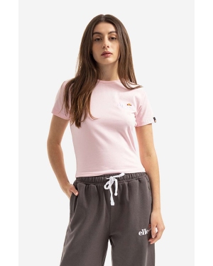 Ellesse t-shirt damski kolor różowy SGM14189-WHITE