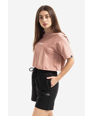 Ellesse t-shirt bawełniany kolor różowy SGM14013-PINK
