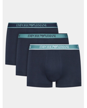 Emporio Armani Underwear Komplet 3 par bokserek 111357 3F717 64135 Granatowy
