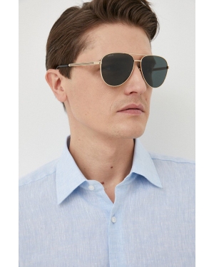 Gucci okulary przeciwsłoneczne 1 męskie kolor złoty