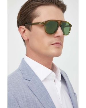 Gucci okulary przeciwsłoneczne GG1320S męskie kolor zielony