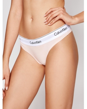 Calvin Klein Underwear Stringi 0000F3786E Różowy