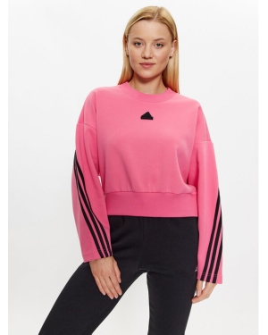 adidas Bluza Future Icons 3-Stripes Sweatshirt IL3054 Różowy Loose Fit