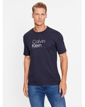 Calvin Klein T-Shirt K10K111841 Granatowy Regular Fit