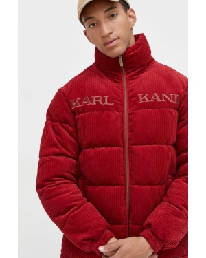 Karl Kani kurtka sztruksowa kolor czerwony zimowa