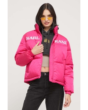 Karl Kani kurtka damska kolor różowy zimowa