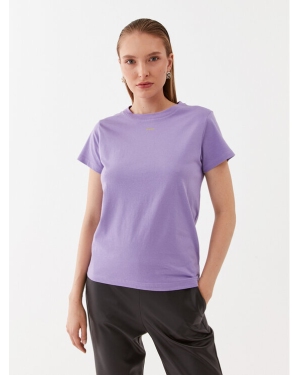 Pinko T-Shirt 100373 A0KP Fioletowy Regular Fit
