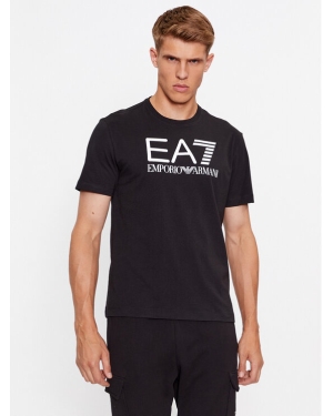 EA7 Emporio Armani T-Shirt 6RPT11 PJNVZ 1200 Czarny Regular Fit