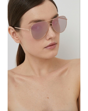 Michael Kors Okulary przeciwsłoneczne 0MK1089 damskie kolor różowy