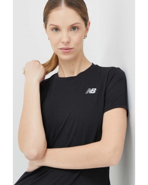 New Balance t-shirt do biegania Accelerate kolor czarny