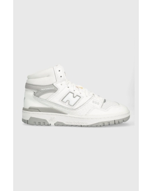 New Balance sneakersy skórzane BB650RVW kolor biały