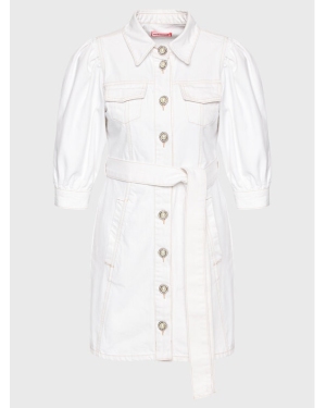 Custommade Sukienka jeansowa Karly 999448456 Biały Regular Fit