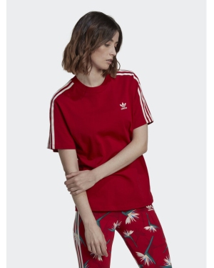 adidas T-Shirt THEBE MAGUGU HK5209 Czerwony Regular Fit