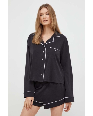 Polo Ralph Lauren piżama damska kolor czarny