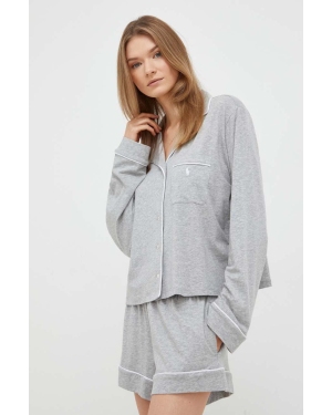 Polo Ralph Lauren piżama damska kolor szary bawełniana