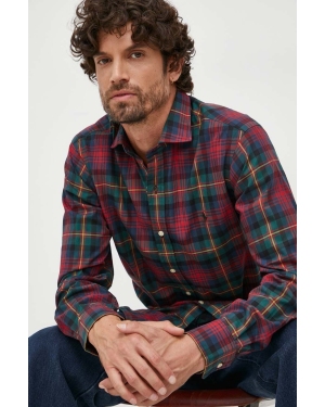 Polo Ralph Lauren koszula bawełniana męska regular z kołnierzykiem włoskim