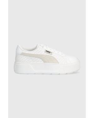 Puma sneakersy skórzane Karmen Logobsession kolor biały