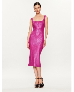 Pinko Sukienka dzianinowa Costina 102211 A1BF Różowy Slim Fit