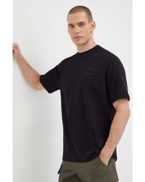 The North Face t-shirt bawełniany NSE Patch Tee NF0A8536JK31 kolor czarny gładki