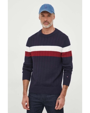 Tommy Hilfiger sweter bawełniany kolor biały