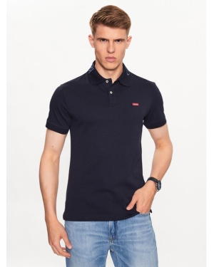 Guess Polo Nolan M3YP66 KBL51 Granatowy Slim Fit