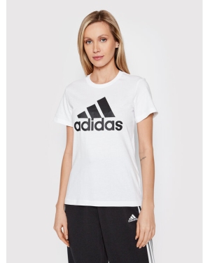 adidas T-Shirt Essentials Logo GL0649 Biały Regular Fit